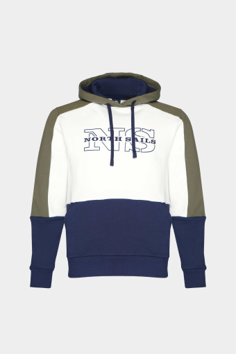 Чоловічий триколірний худі North Sails