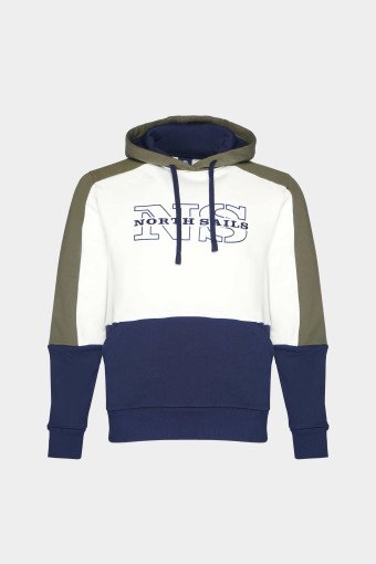 Чоловічий триколірний худі North Sails