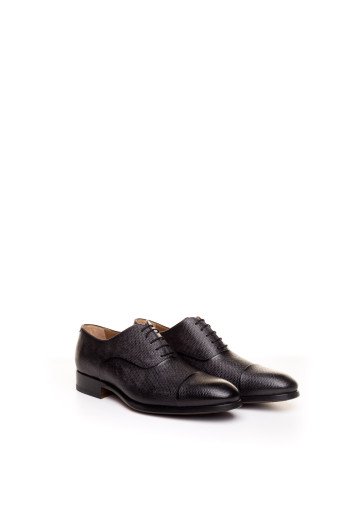Чорні оксфорди із відрізним носком Magnanni