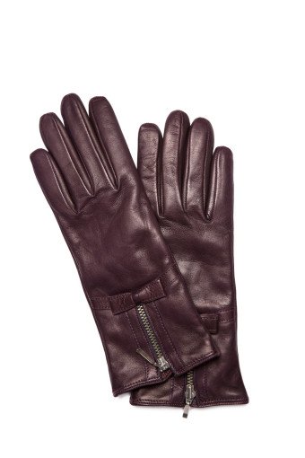 Рукавички з блискавкою та  бантом Sermoneta Gloves