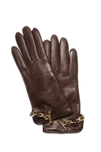 Рукавички з золотим ланцюжком Sermoneta Gloves