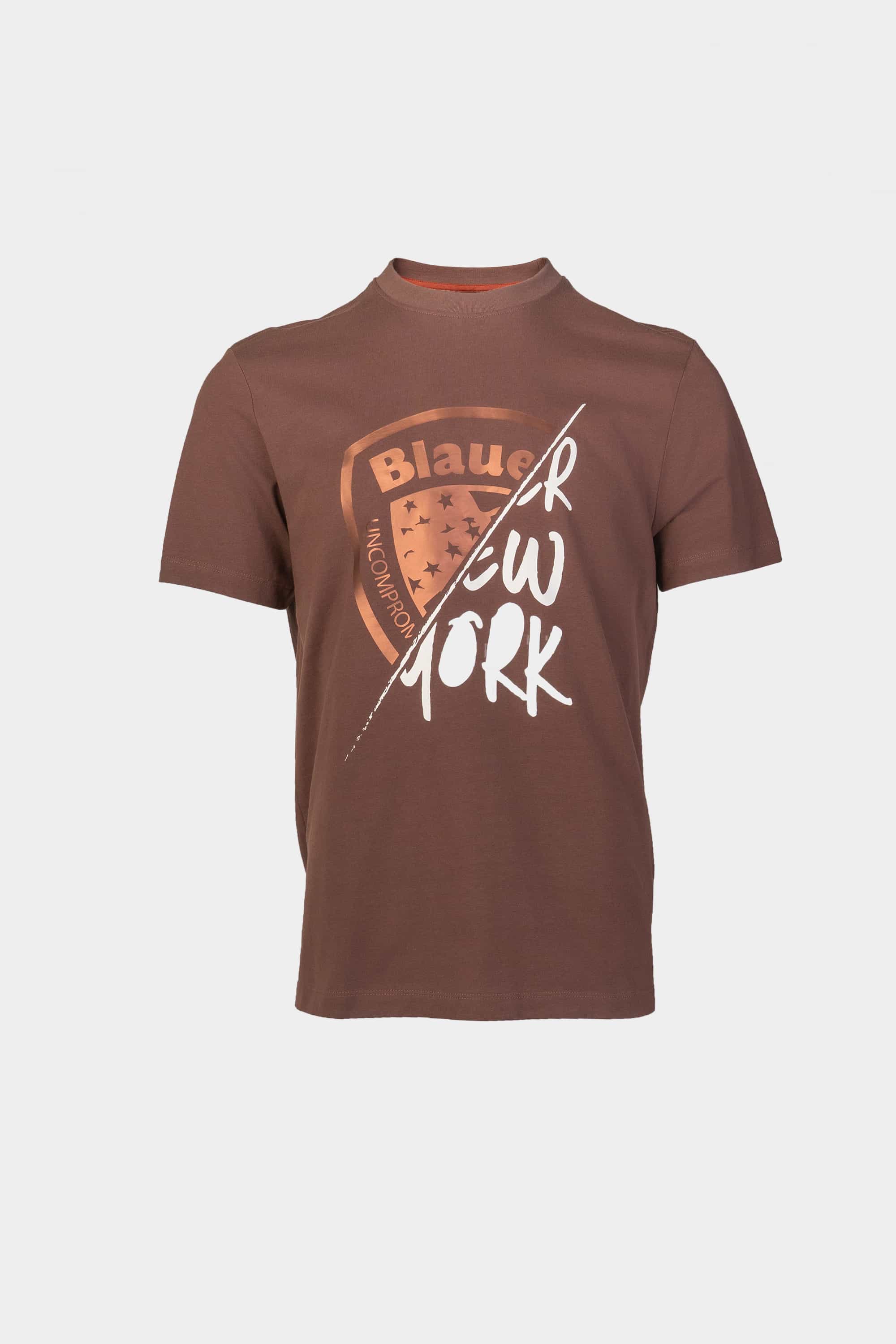 Футболка Blauer. USA з короткими рукавами