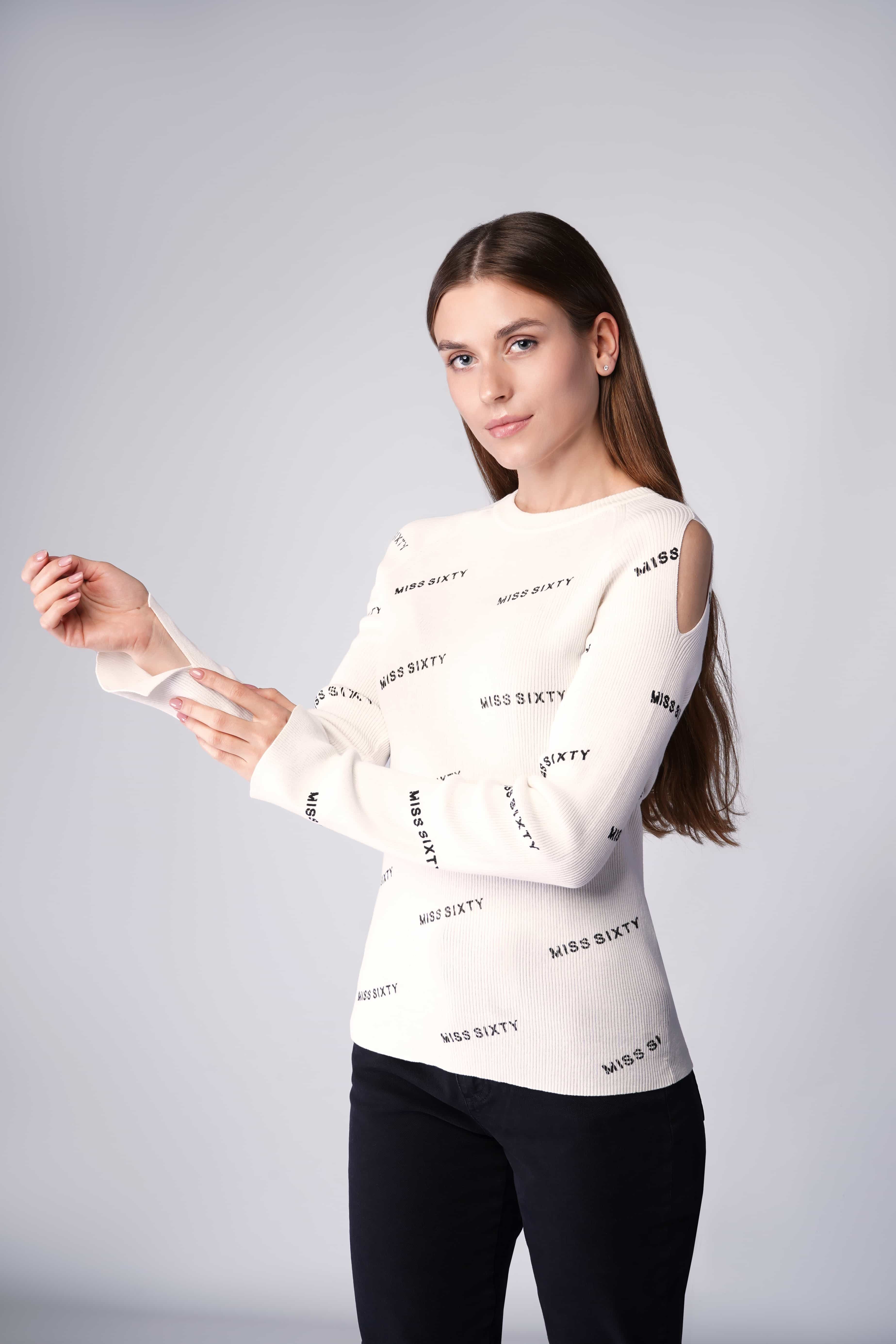 Жіночий трикотажний пуловер Miss sixty