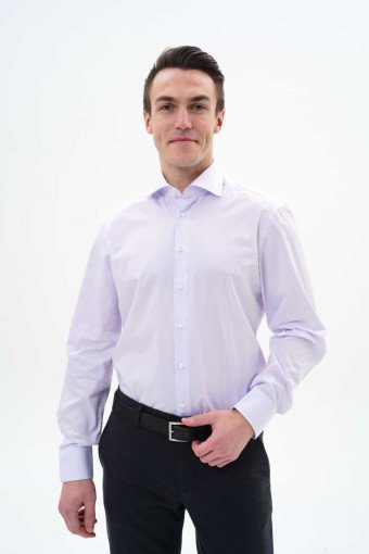Сорочка приємного світло-бузкового відтінку van Laack