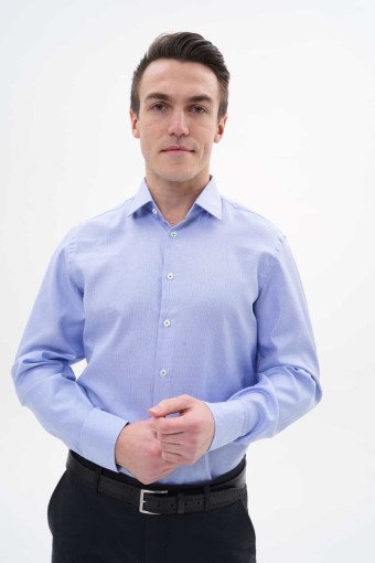 Сорочка приємного світло-блакитного відтінку van Laack