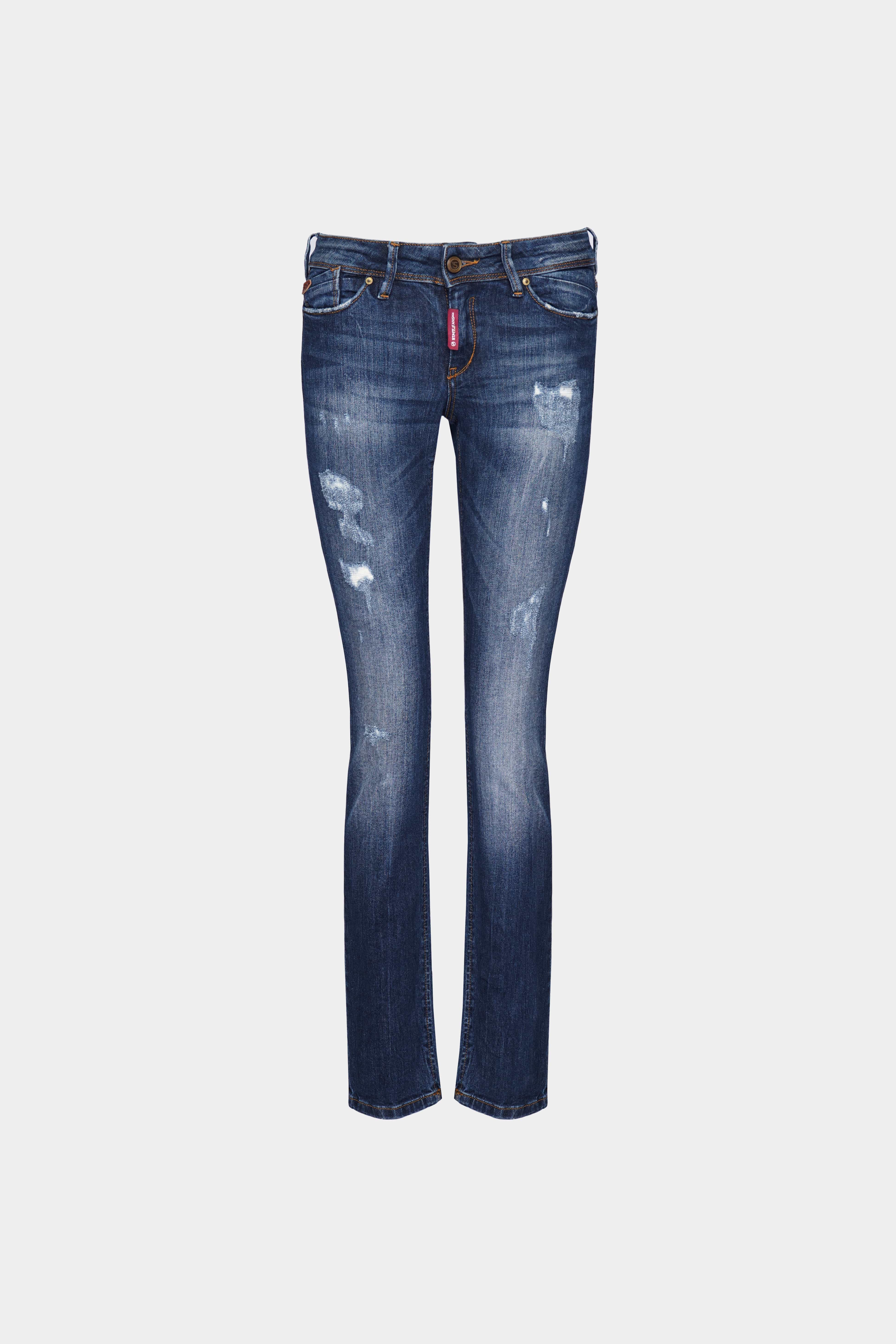 Вузькі жіночі п'яти кишенькові джинси Staff Jeans