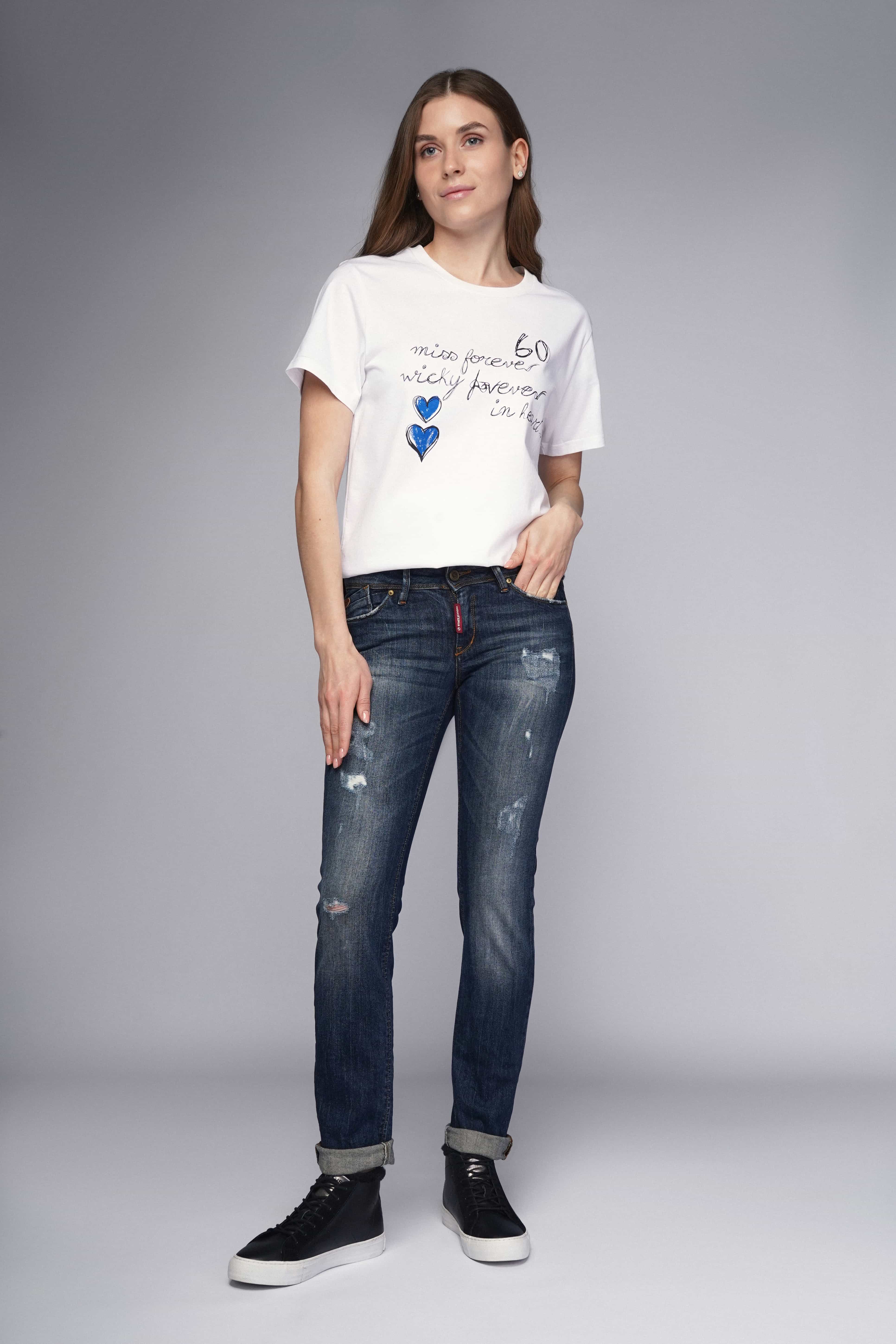 Вузькі жіночі п'яти кишенькові джинси Staff Jeans