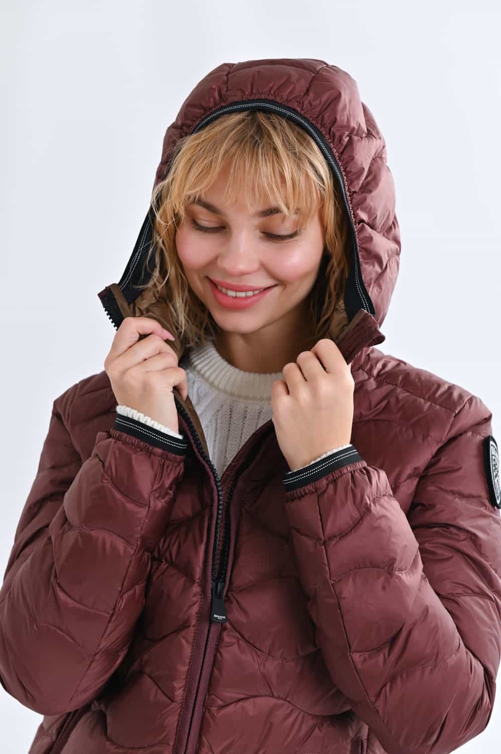 Жіноча стьобана куртка Blauer.USA