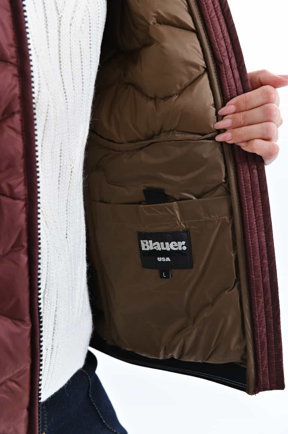Жіноча стьобана куртка Blauer.USA