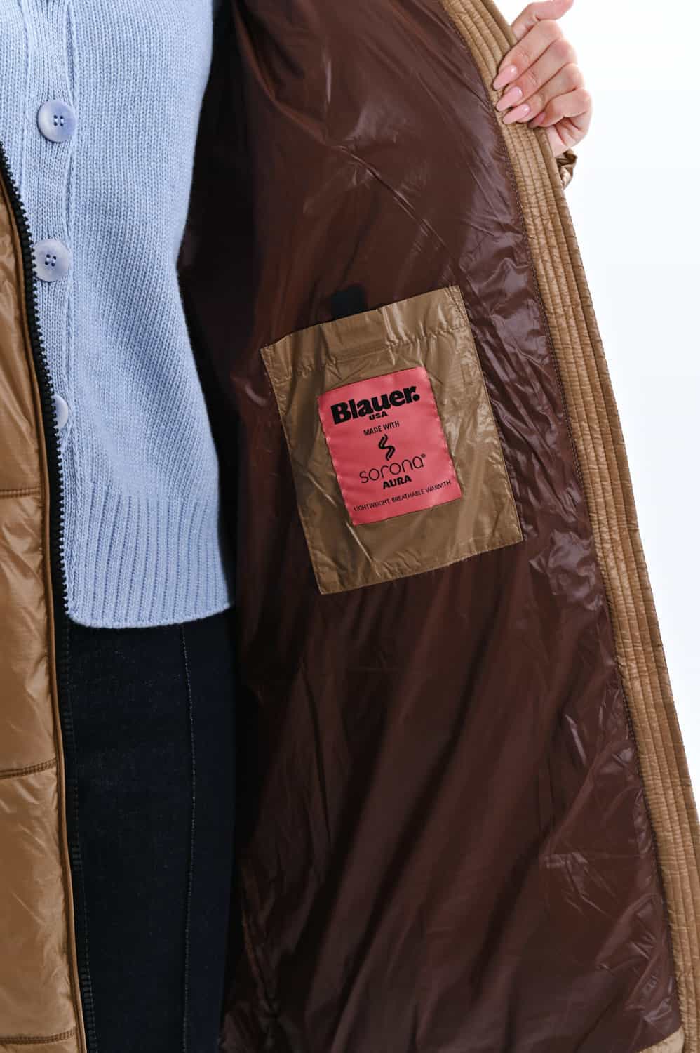 Подовжене пальто-пуховик Blauer.USA