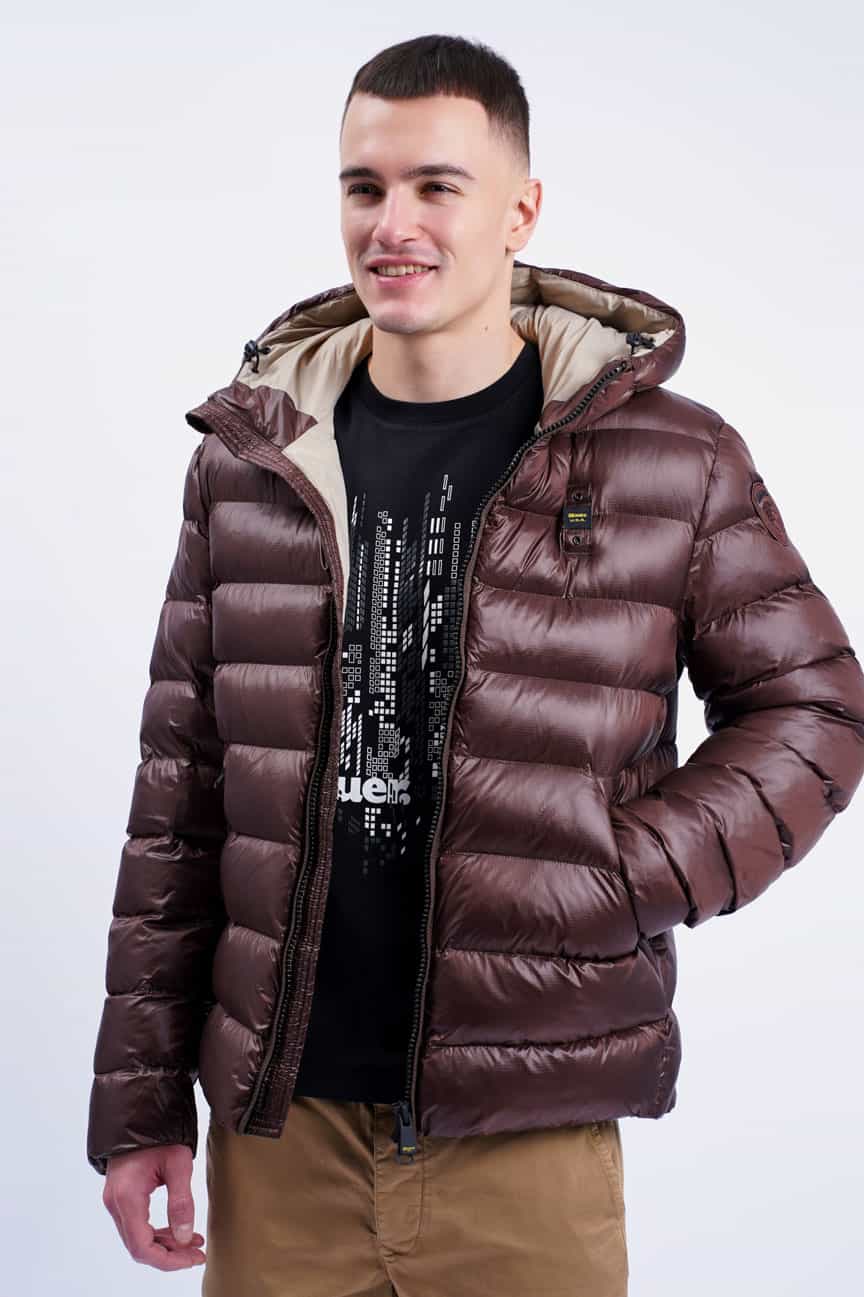 Стильна чоловіча пухова куртка Blauer USA