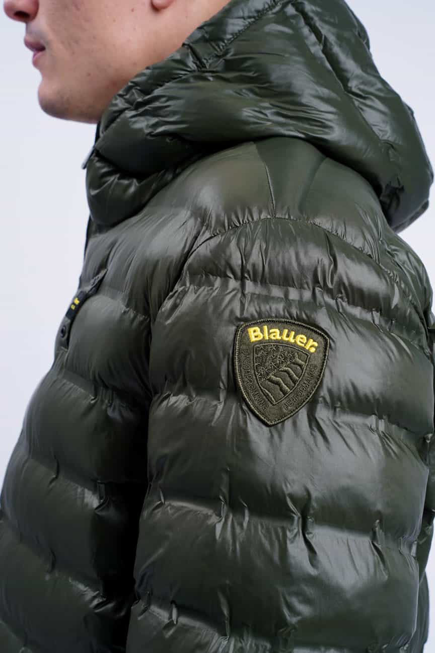 Стильний чоловічий пуховик Blauer.USA