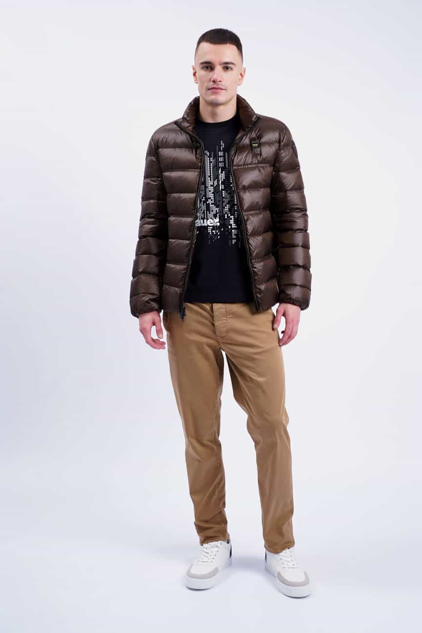 Теплий чоловічий пуховик Blauer.USA
