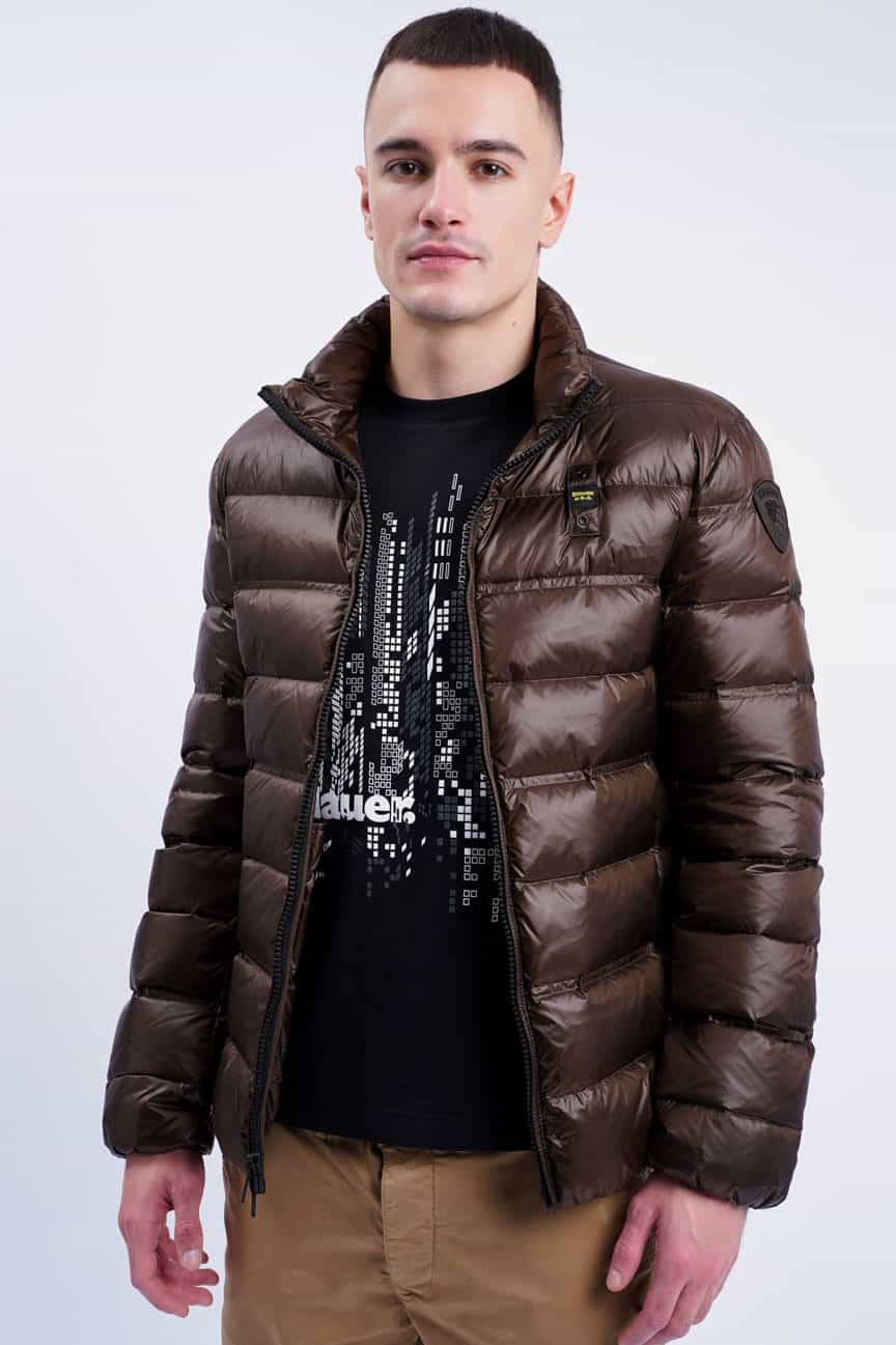 Теплий чоловічий пуховик Blauer.USA