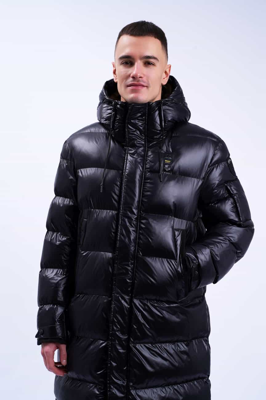 Довгий чоловічий пуховик Blauer USA