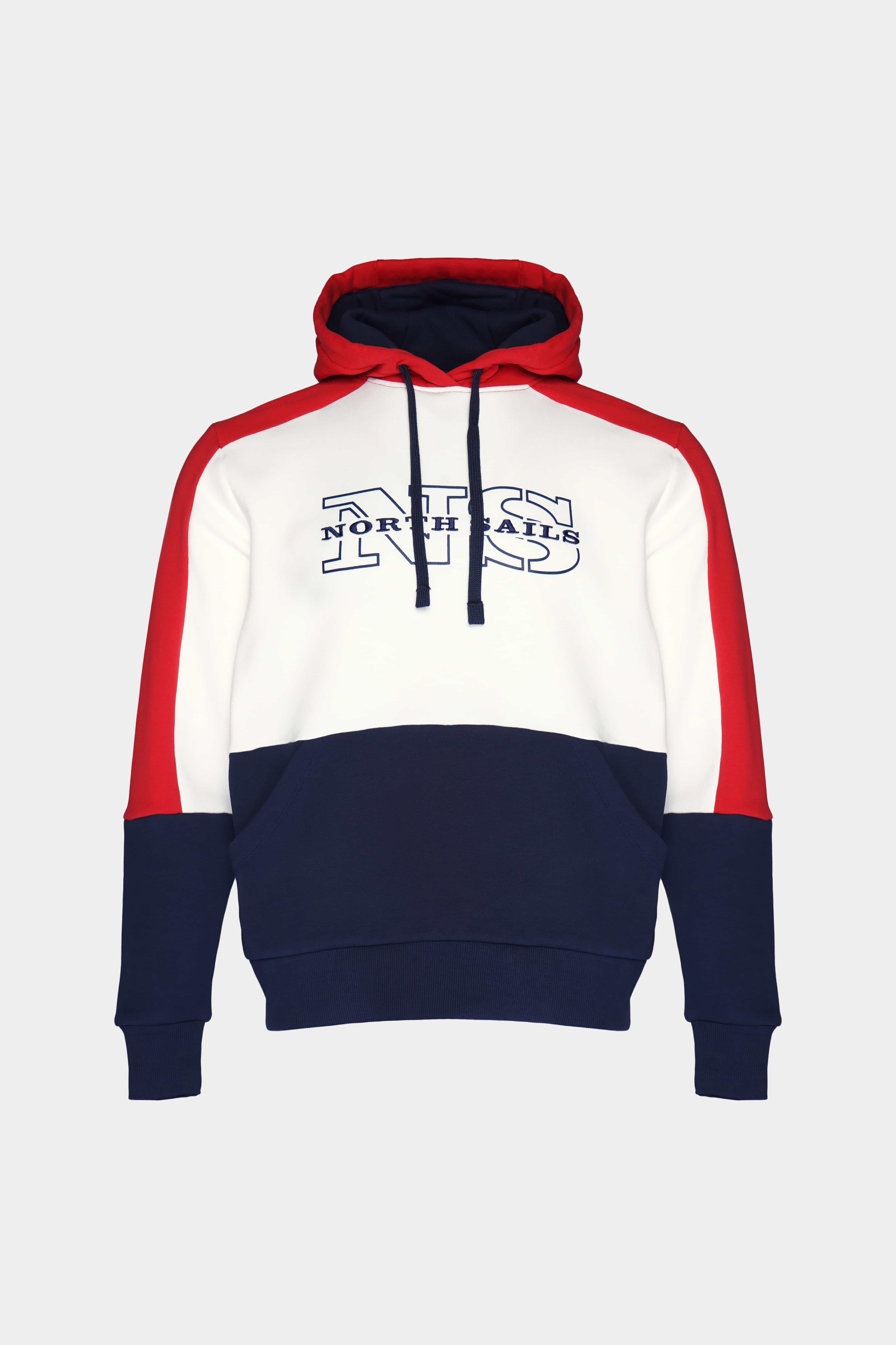 Чоловічий триколірний худі North Sails