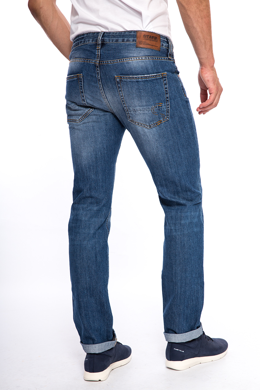 Джинси з штучними потертостями Staff Jeans