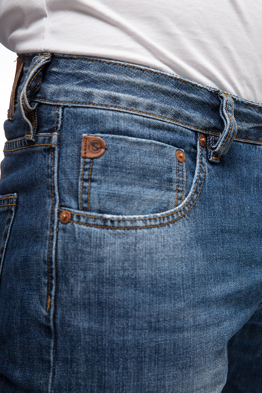 Джинси з штучними потертостями Staff Jeans