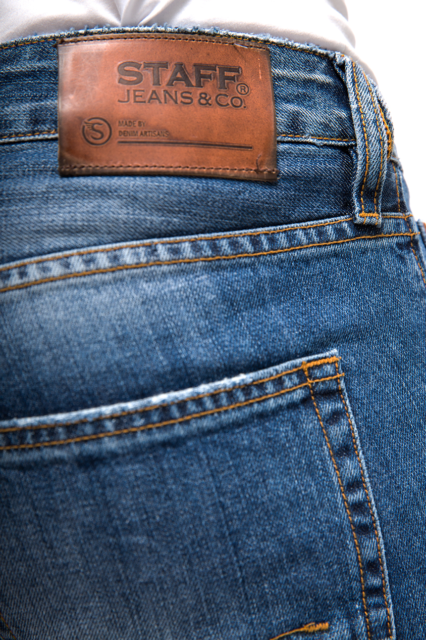 Джинси з штучними потертостями Staff Jeans
