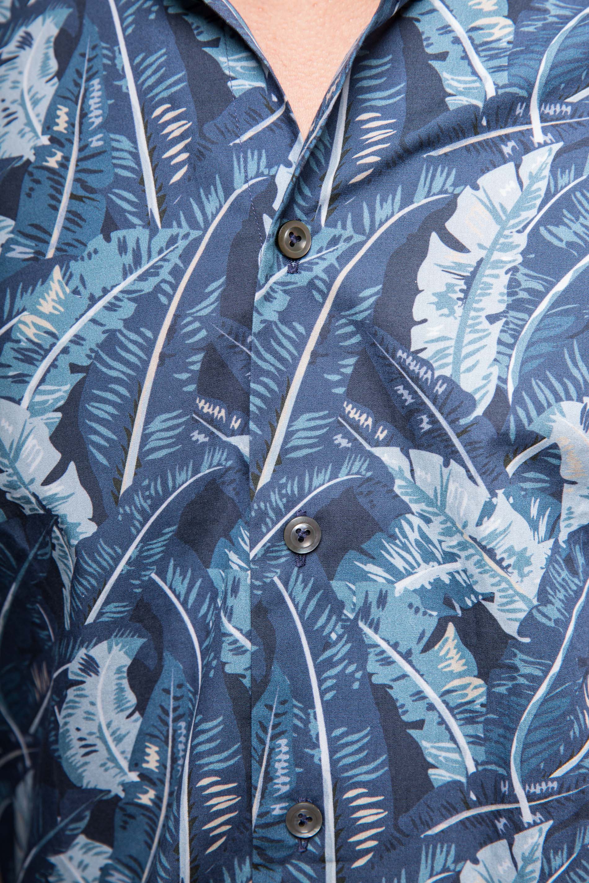 Сорочка чоловіча синя LIVARA van Laack