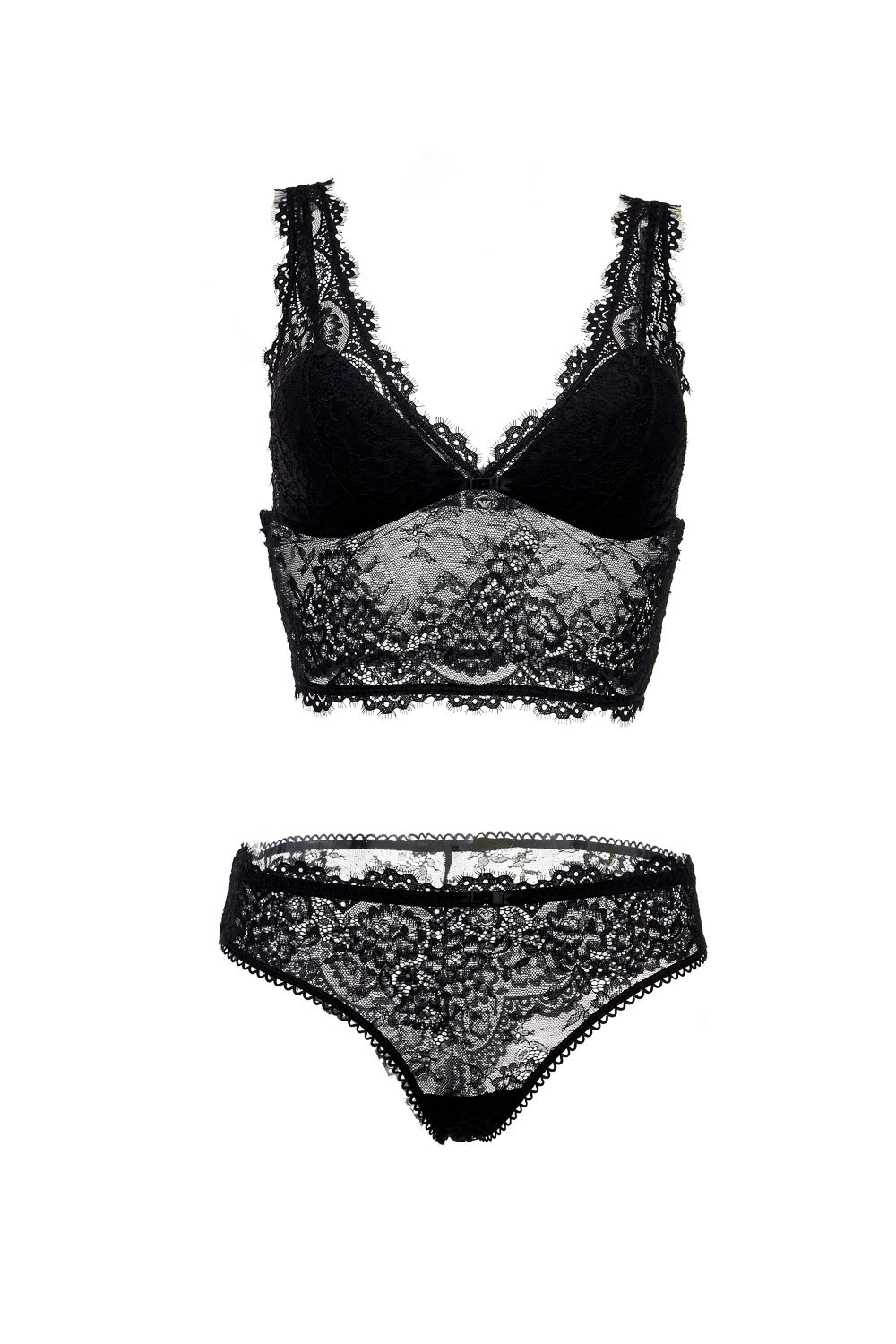 Бюстьє чорне Emporio Armani