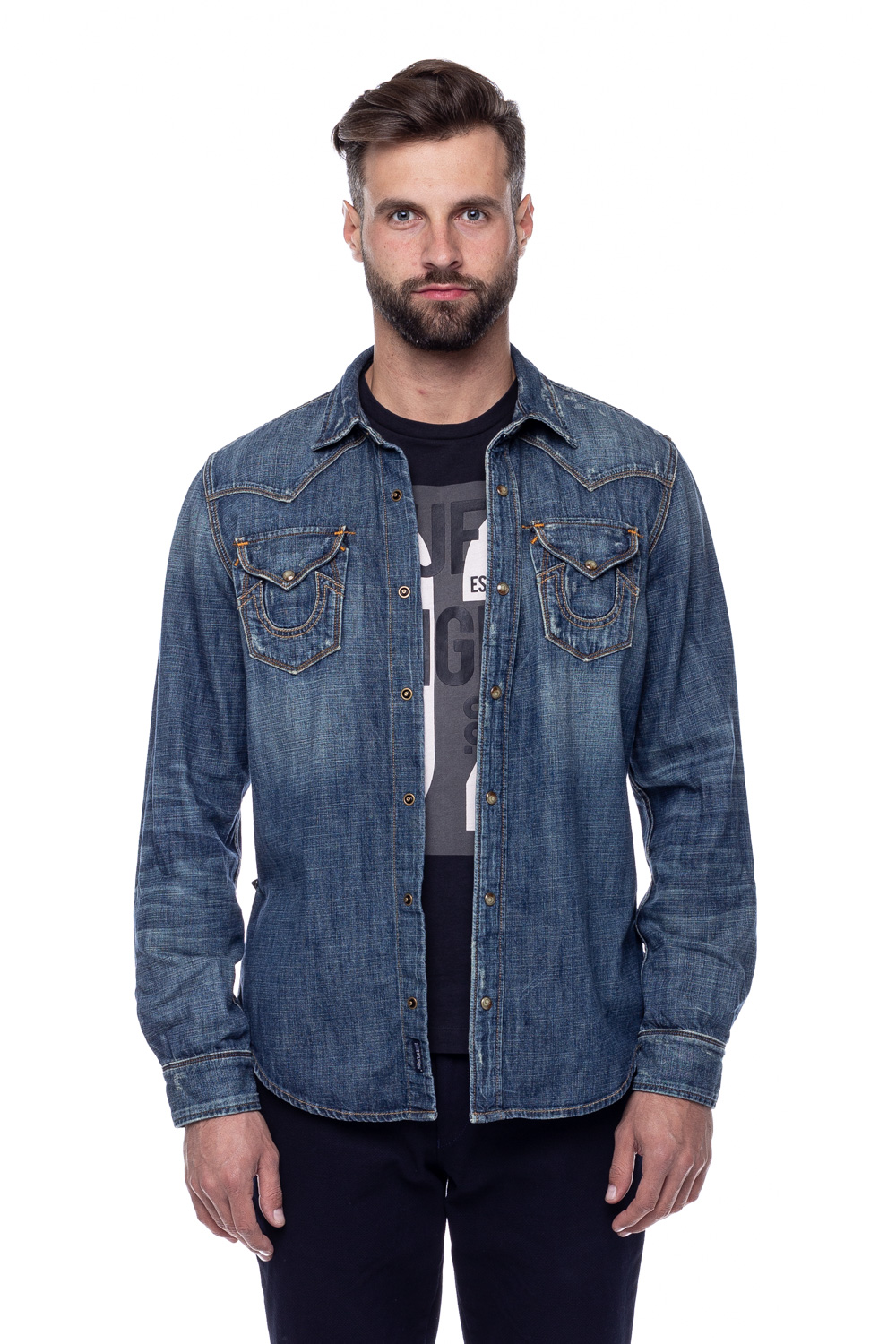 Сорочка чоловіча джинсова True Religion