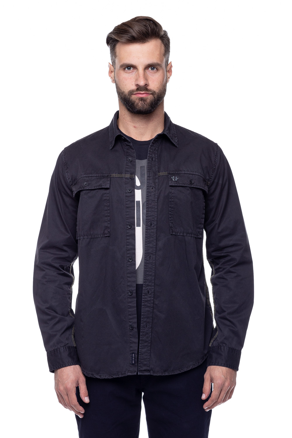 Сорочка чоловіча чорна True Religion