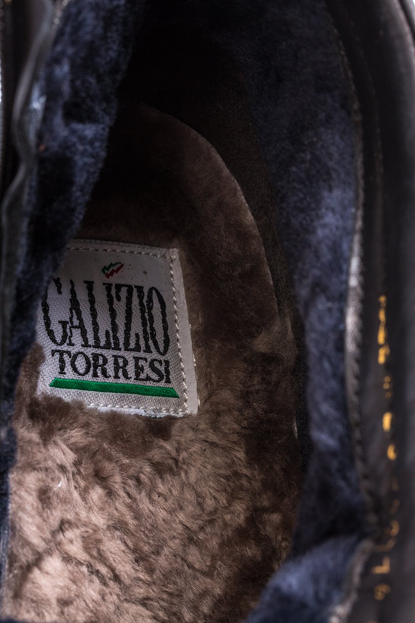 Черевики утеплені чорні Galizio Torresi