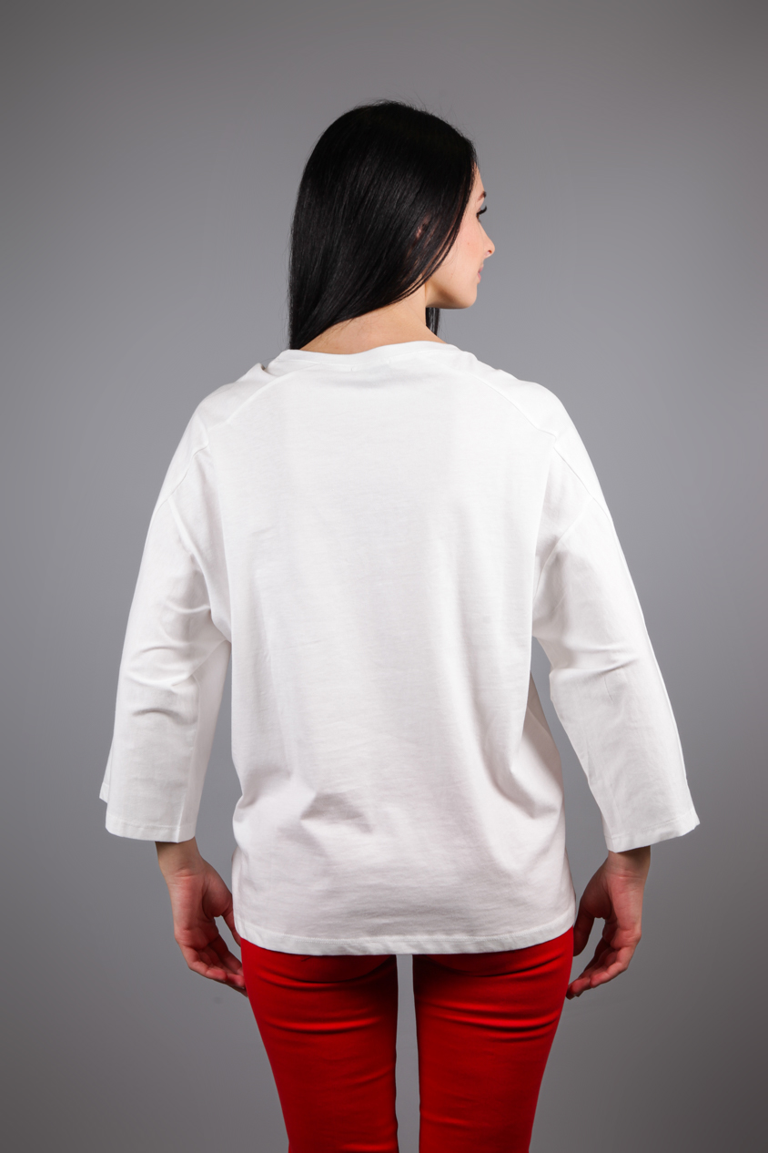 Футболка oversize біла Kocca