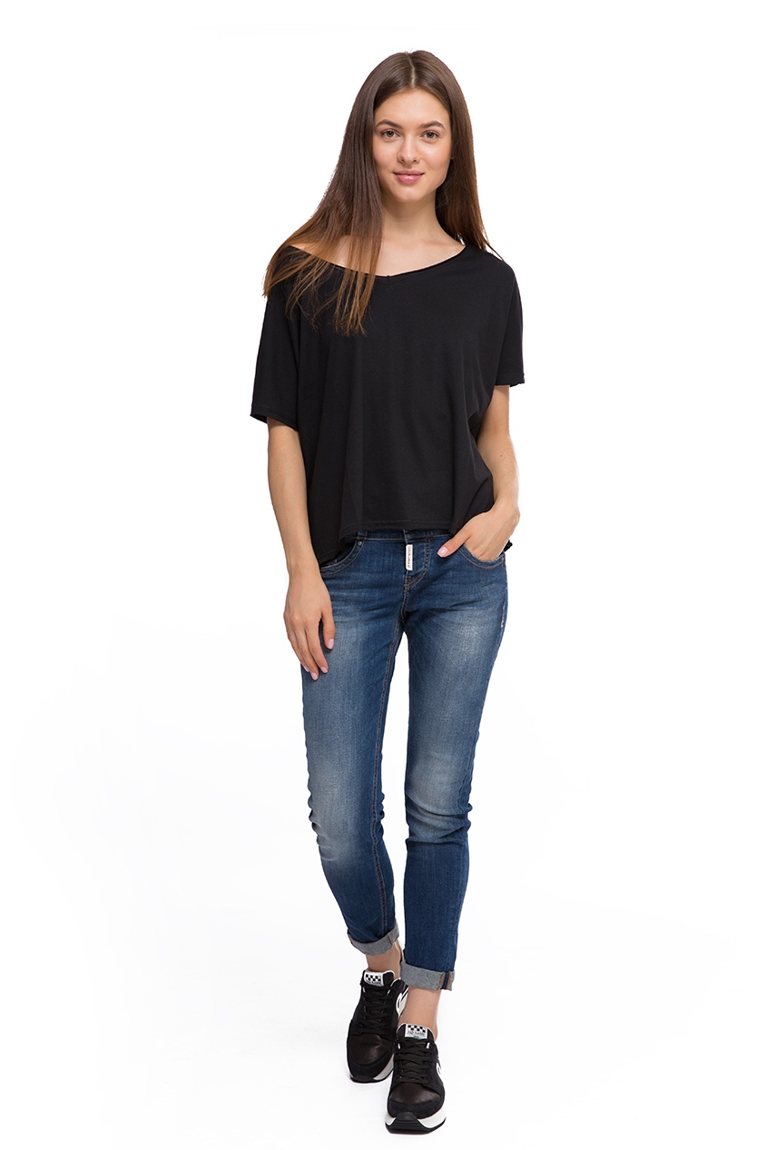 Джинси з високою посадкою Staff Jeans