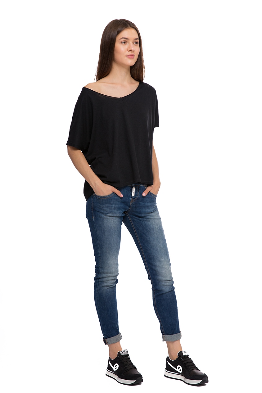 Джинси з високою посадкою Staff Jeans