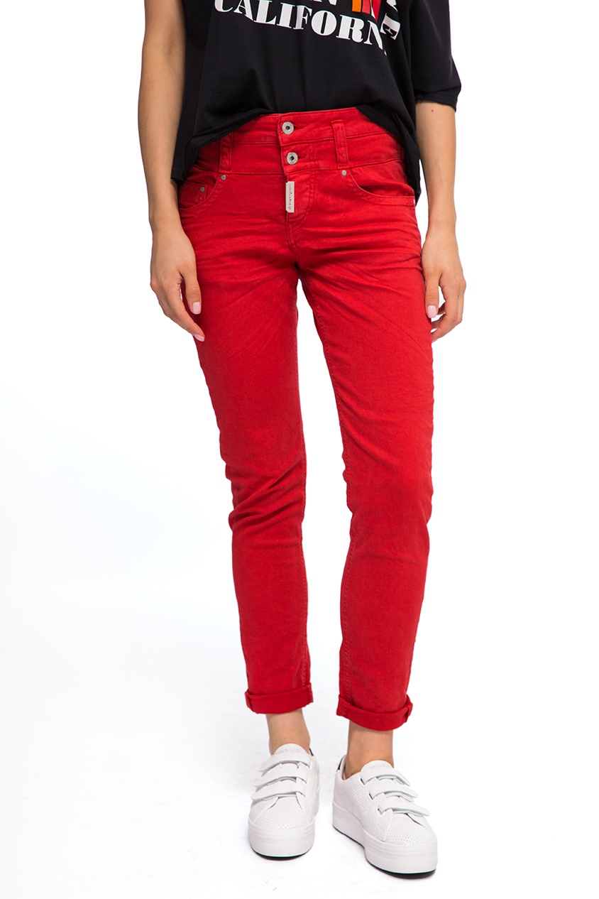 Джинси жіночі червоні Staff Jeans