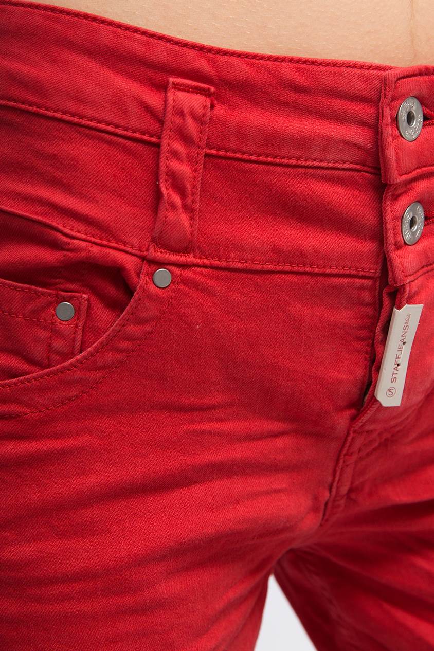 Джинси жіночі червоні Staff Jeans
