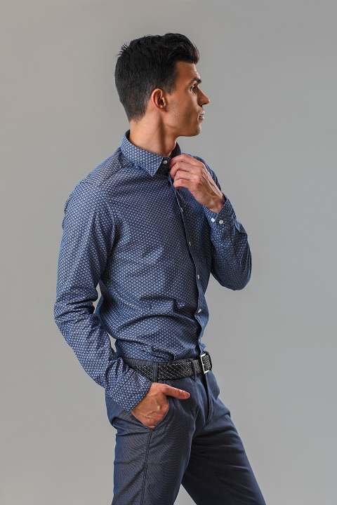 Сорочка чоловіча slim fit Hamaki-Ho